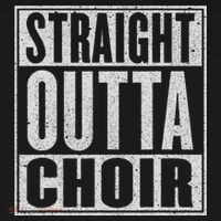Straight Outta Choir Funny Music Singer Gift Women's Hoodie thumb 2