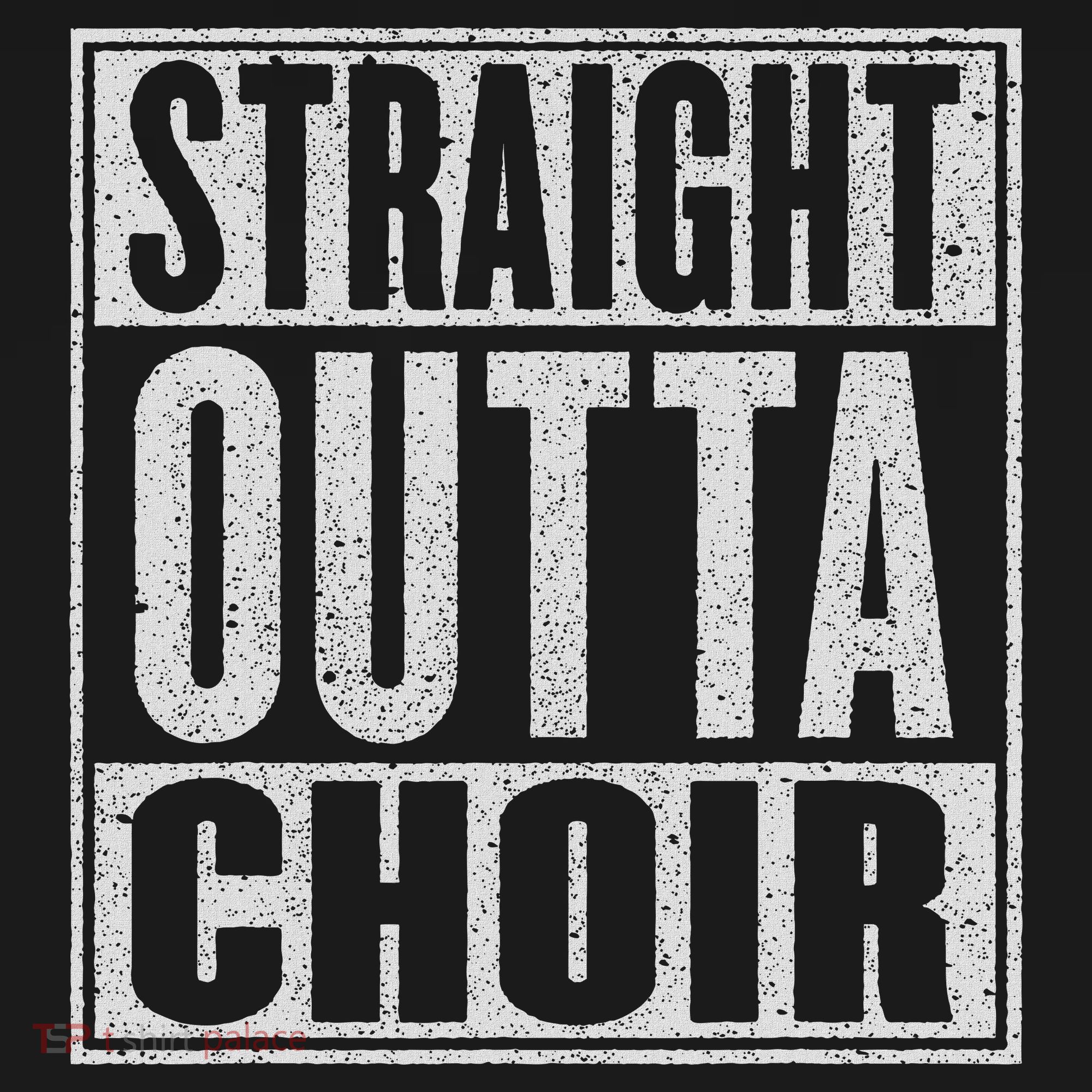 Straight Outta Choir Funny Music Singer Gift Women's Hoodie