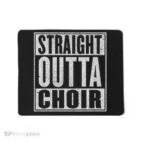 Straight Outta Choir Funny Music Singer Gift Mousepad thumb 0