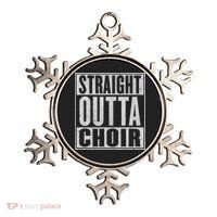 Straight Outta Choir Funny Music Singer Gift Ornament thumb 0