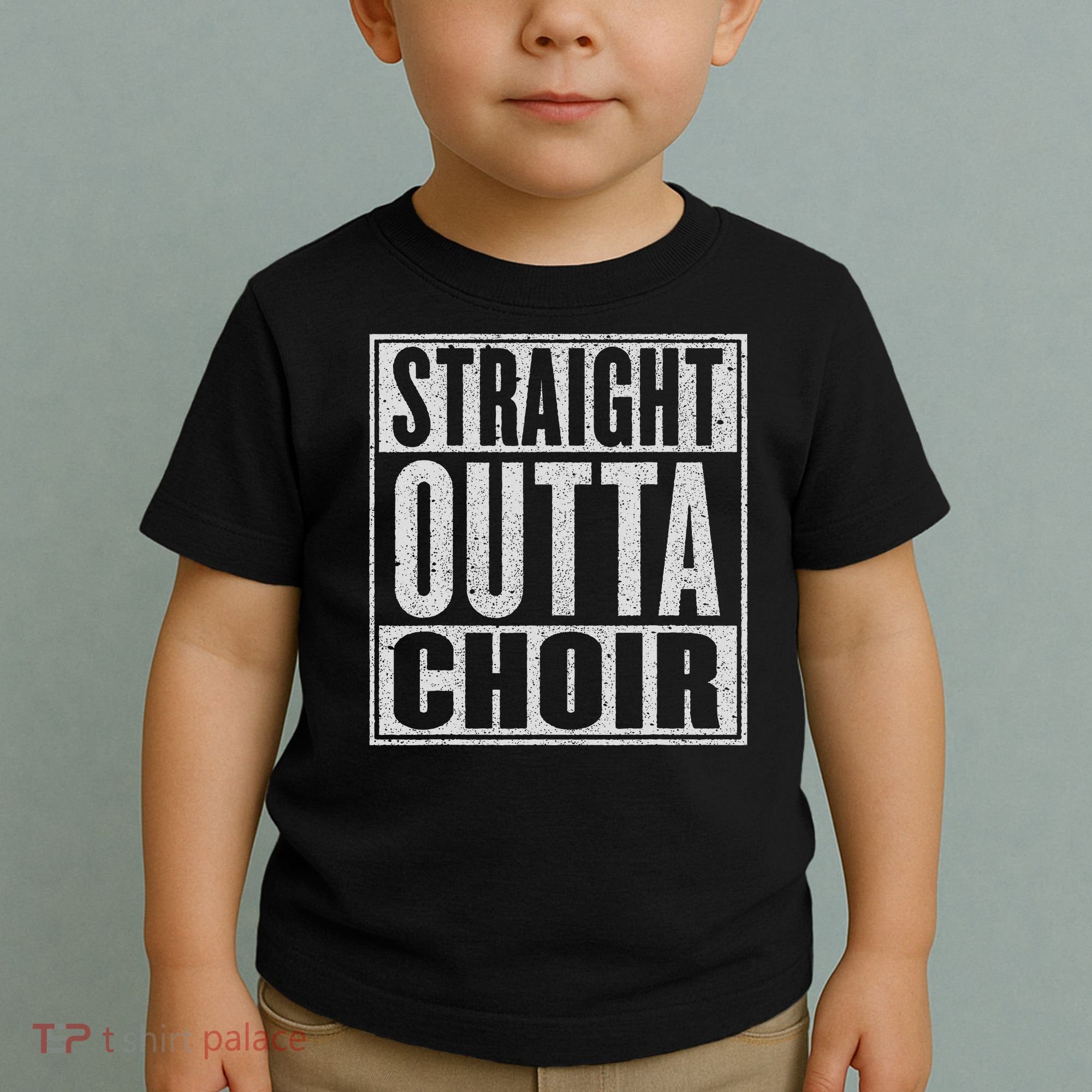 Straight Outta Choir Funny Music Singer Gift Toddler T-Shirt