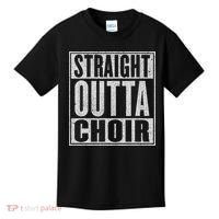 Straight Outta Choir Funny Music Singer Gift Kids T-Shirt thumb 0