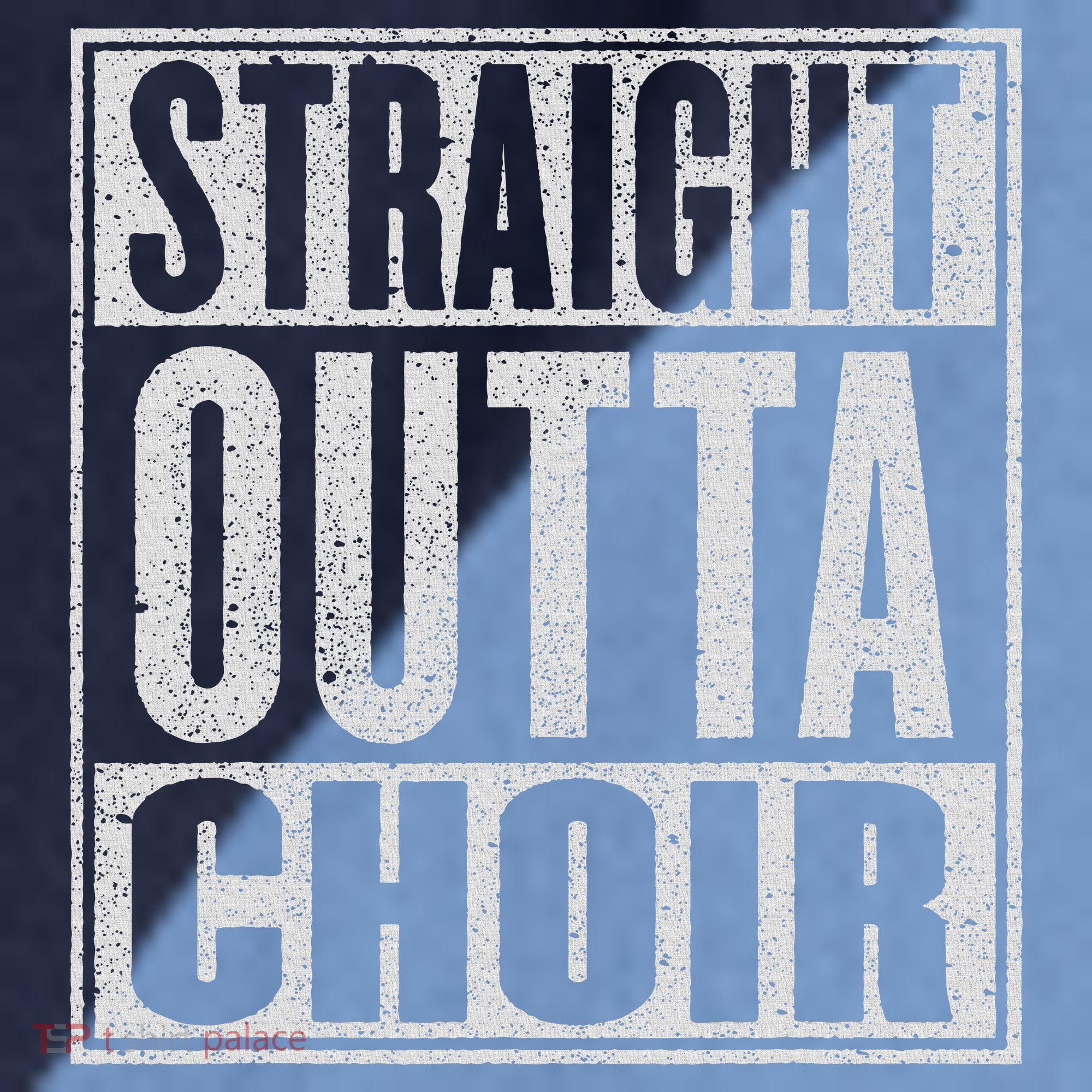 Straight Outta Choir Funny Music Singer Gift Raglan Baseball Sleeve Shirt