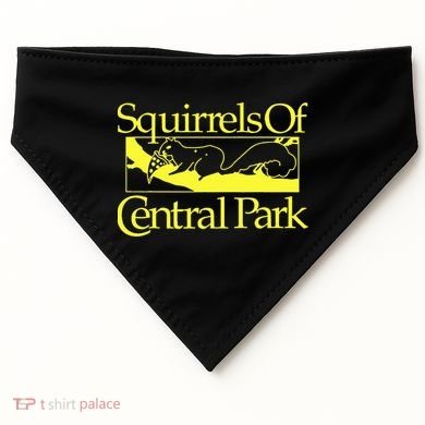 Squirrels Of Central Park USA-Made Doggie Bandana