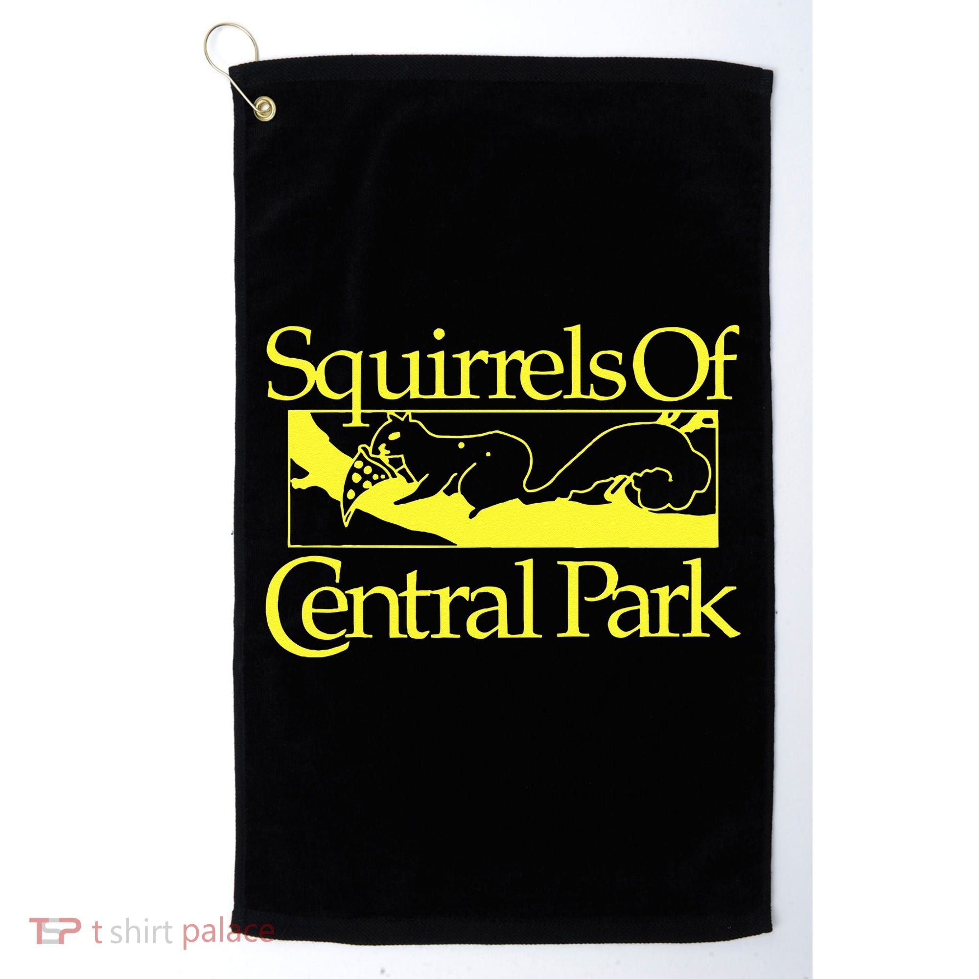 Squirrels Of Central Park Golf Towel