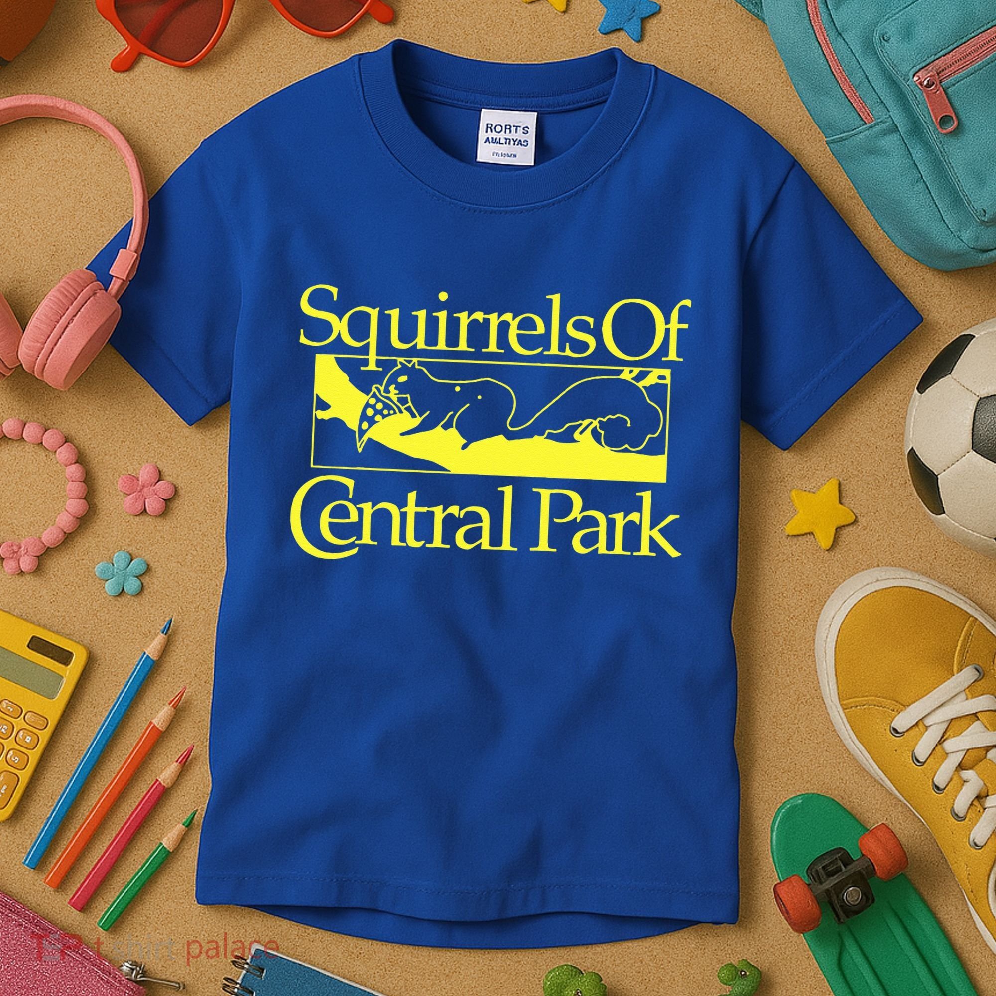 Squirrels Of Central Park Kids T-Shirt