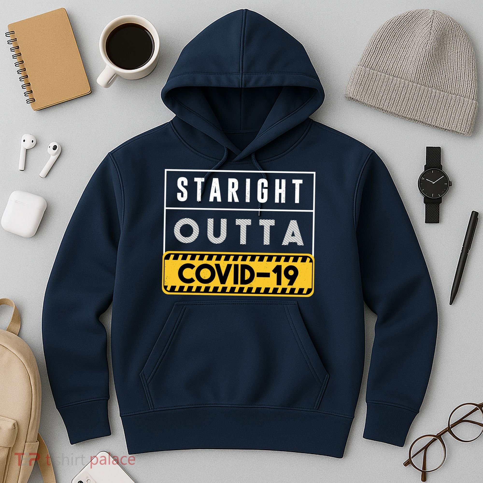Straight Outta Covid 19 Hoodie