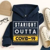 Straight Outta Covid 19 Hoodie thumb 4