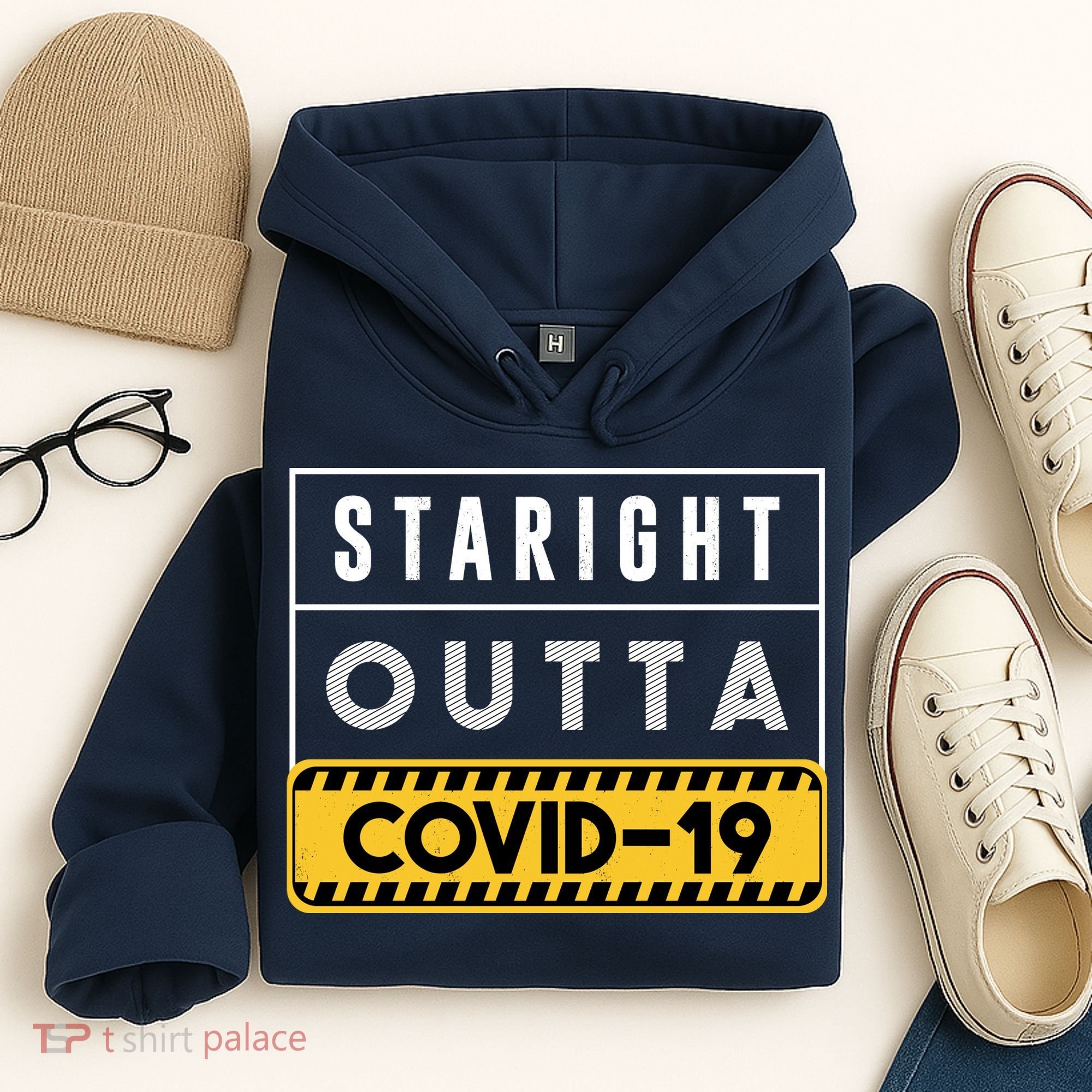 Straight Outta Covid 19 Hoodie