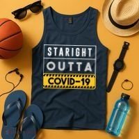 Straight Outta Covid 19 Tank Top thumb 4