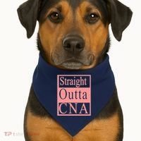 Straight Outta CNA USA-Made Doggie Bandana thumb 1