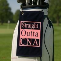 Straight Outta CNA Golf Towel thumb 2