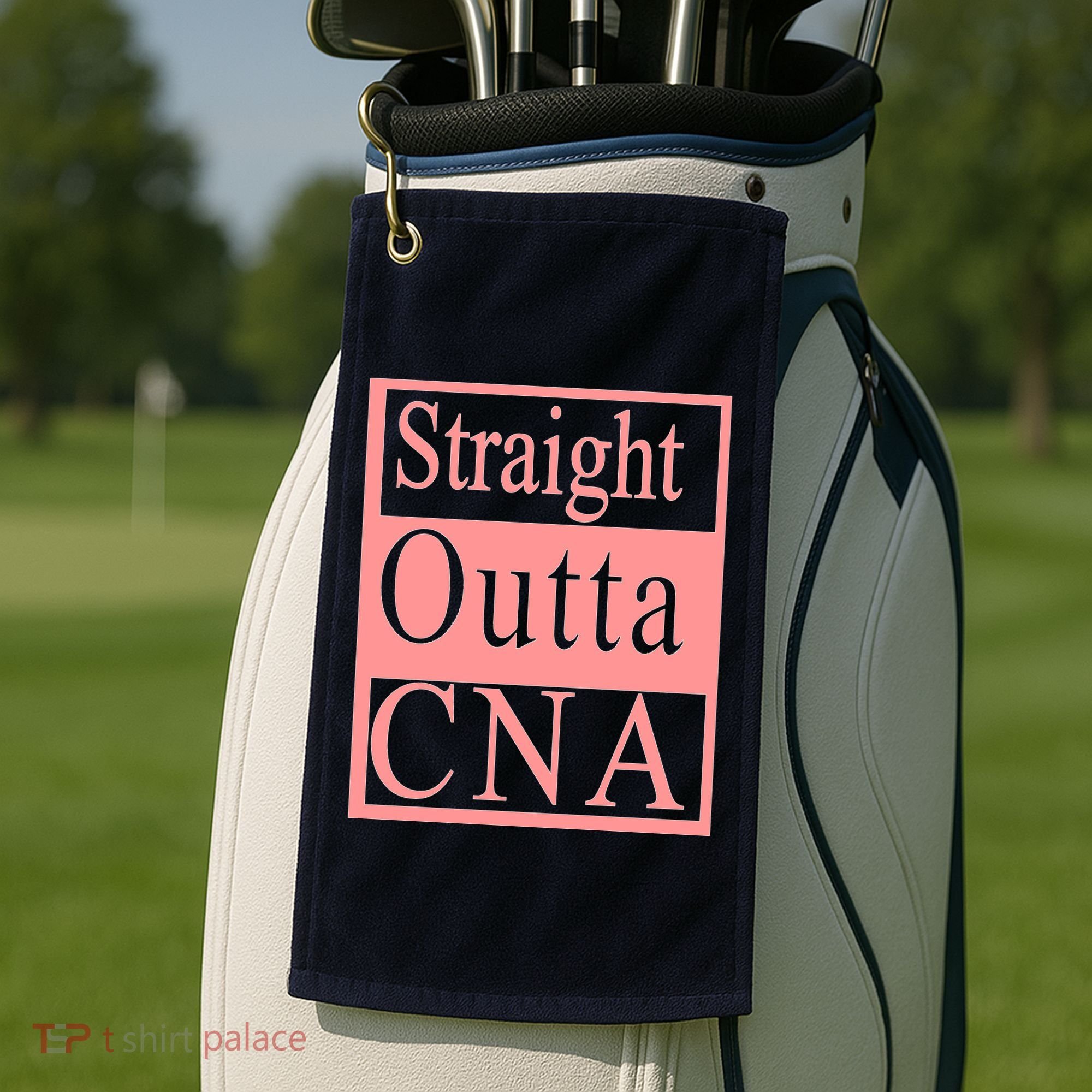 Straight Outta CNA Golf Towel