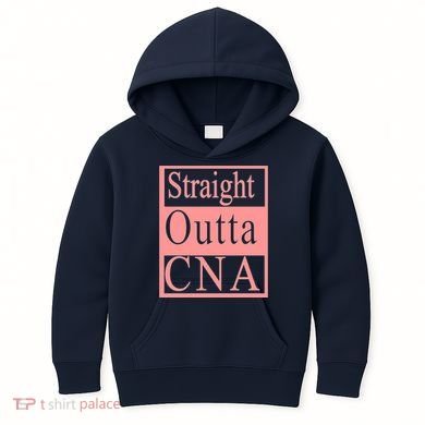 Straight Outta CNA Kids Hoodie