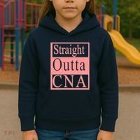 Straight Outta CNA Kids Hoodie thumb 3