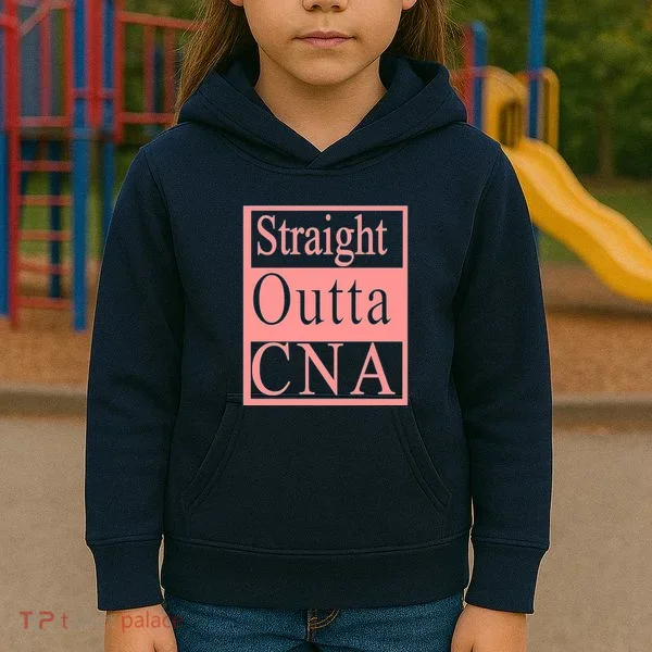 Straight Outta CNA Kids Hoodie