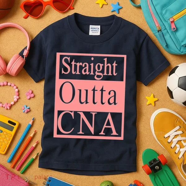 Straight Outta CNA Kids T-Shirt