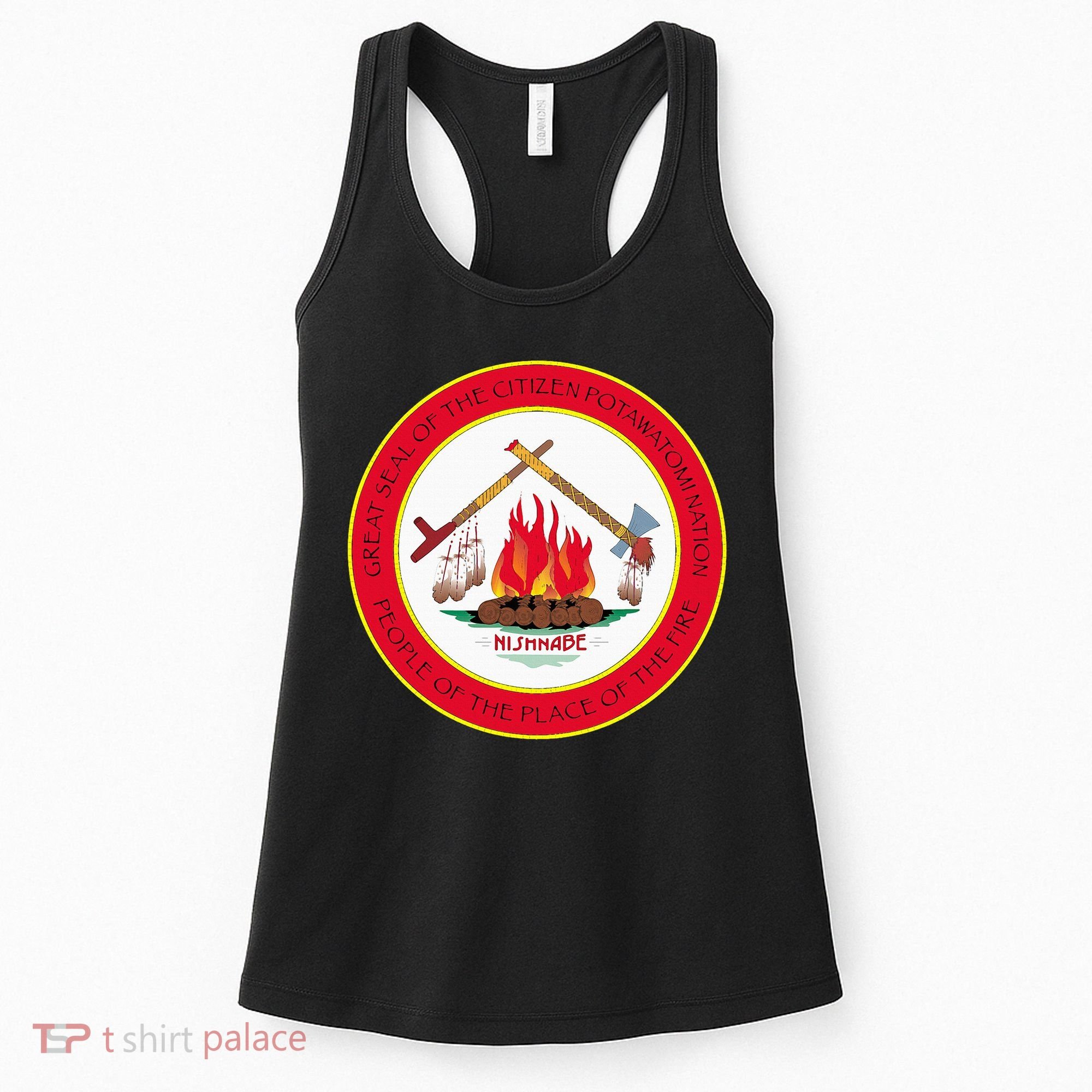 Seal Of Citizen Potawatomi Nation Indian Reservation Women's Tank Top
