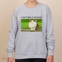 Silly Owl Cat Meme I CanT Take It Anymore Women's Sweatshirt thumb 0