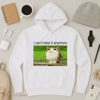Silly Owl Cat Meme I CanT Take It Anymore Hoodie thumb 3