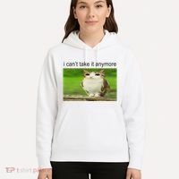 Silly Owl Cat Meme I CanT Take It Anymore Hoodie thumb 5