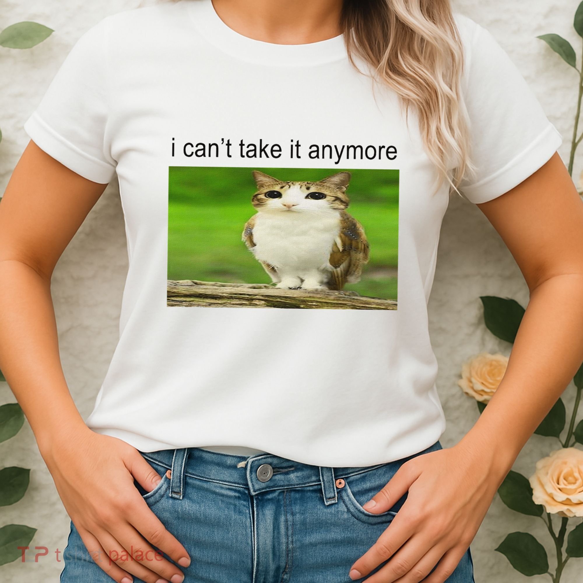 Silly Owl Cat Meme I CanT Take It Anymore Women's T-Shirt