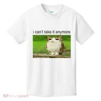 Silly Owl Cat Meme I CanT Take It Anymore Kids T-Shirt thumb 0