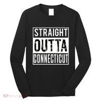Straight Outta Connecticut Connecticut Long Sleeve Shirt thumb 0