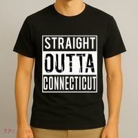 Straight Outta Connecticut Connecticut T-Shirt thumb 3