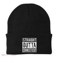 Straight Outta Connecticut Connecticut Beanie thumb 0
