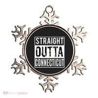 Straight Outta Connecticut Connecticut Ornament thumb 0