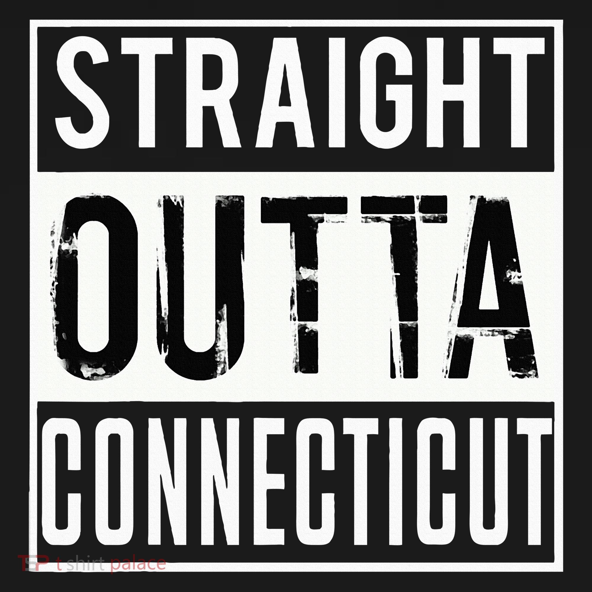 Straight Outta Connecticut Connecticut Women's Tank Top