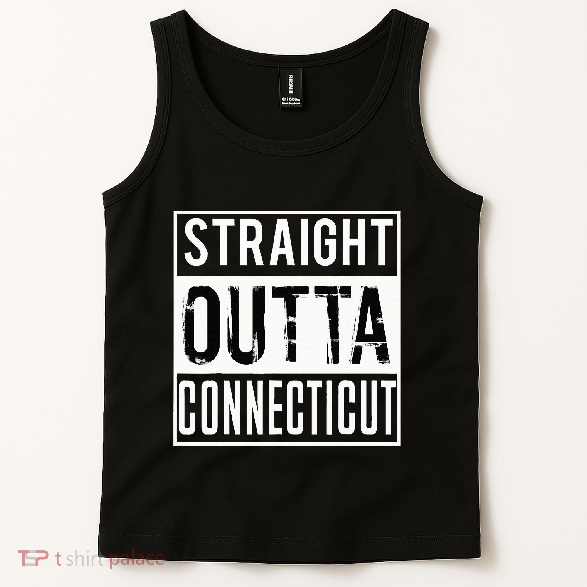 Straight Outta Connecticut Connecticut Tank Top