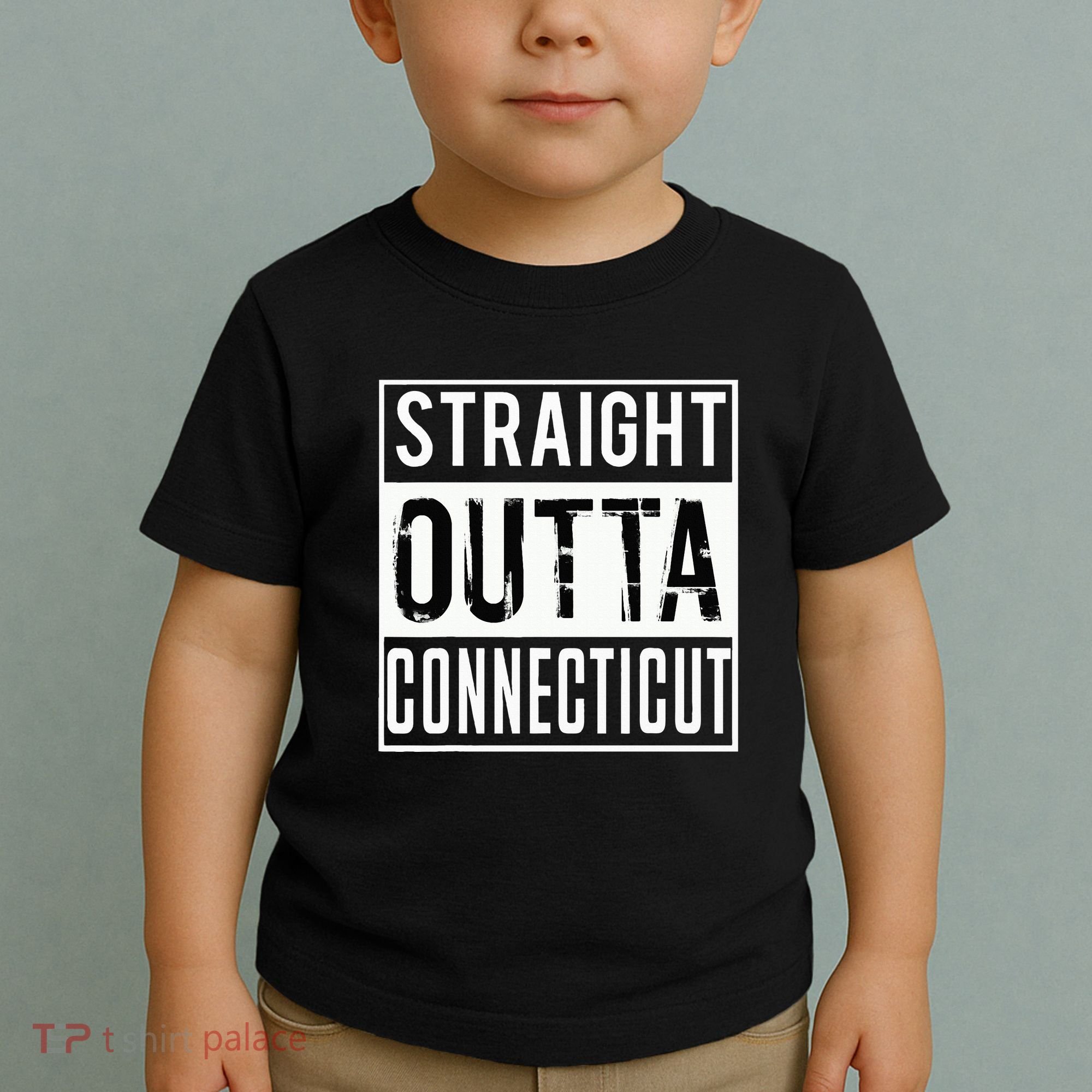 Straight Outta Connecticut Connecticut Toddler T-Shirt