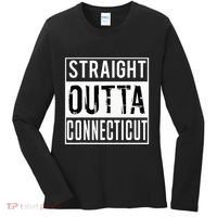 Straight Outta Connecticut Connecticut Women's Long Sleeve Shirt thumb 0