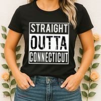 Straight Outta Connecticut Connecticut Women's T-Shirt thumb 2