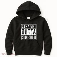 Straight Outta Connecticut Connecticut Kids Hoodie thumb 0