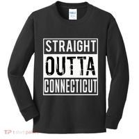 Straight Outta Connecticut Connecticut Kids Long Sleeve Shirt thumb 0
