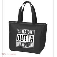 Straight Outta Connecticut Connecticut Tote Bag thumb 3