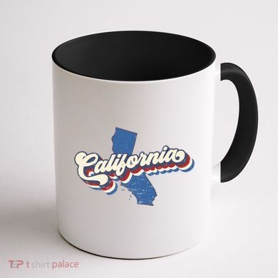 State Of California Retro Logo Coffee Mug back