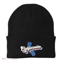 State Of California Retro Logo Beanie thumb 0