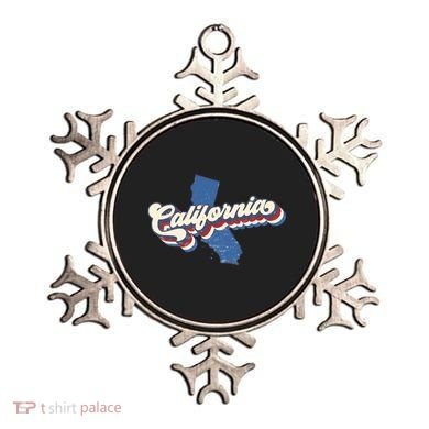 State Of California Retro Logo Ornament