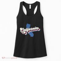 State Of California Retro Logo Women's Tank Top thumb 0