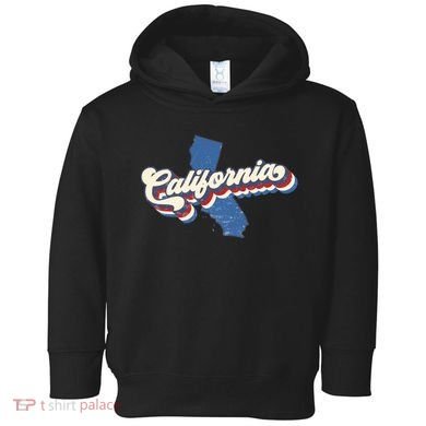 State Of California Retro Logo Toddler Hoodie