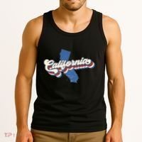 State Of California Retro Logo Tank Top thumb 3