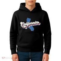 State Of California Retro Logo Kids Hoodie thumb 4