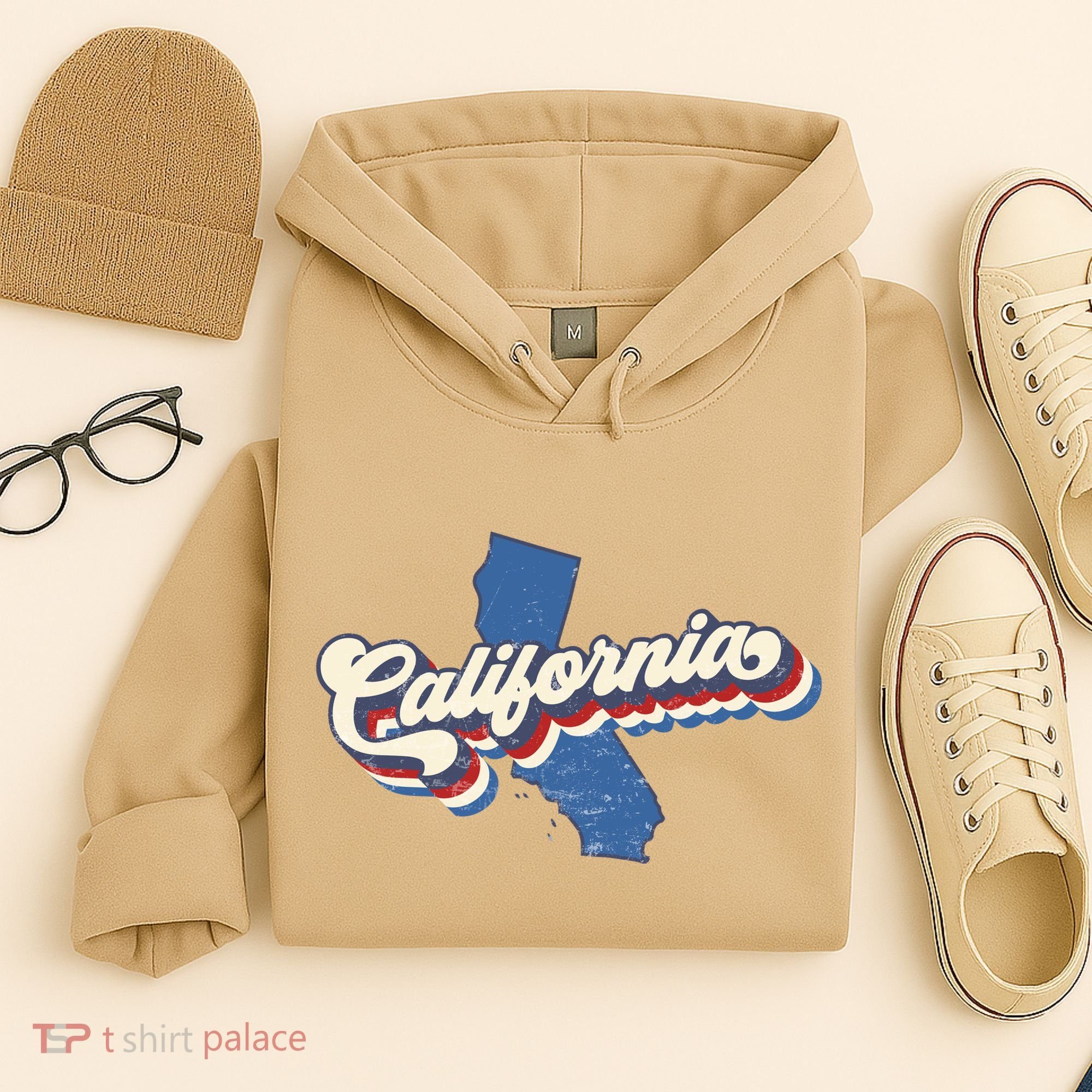 State Of California Retro Logo Hoodie