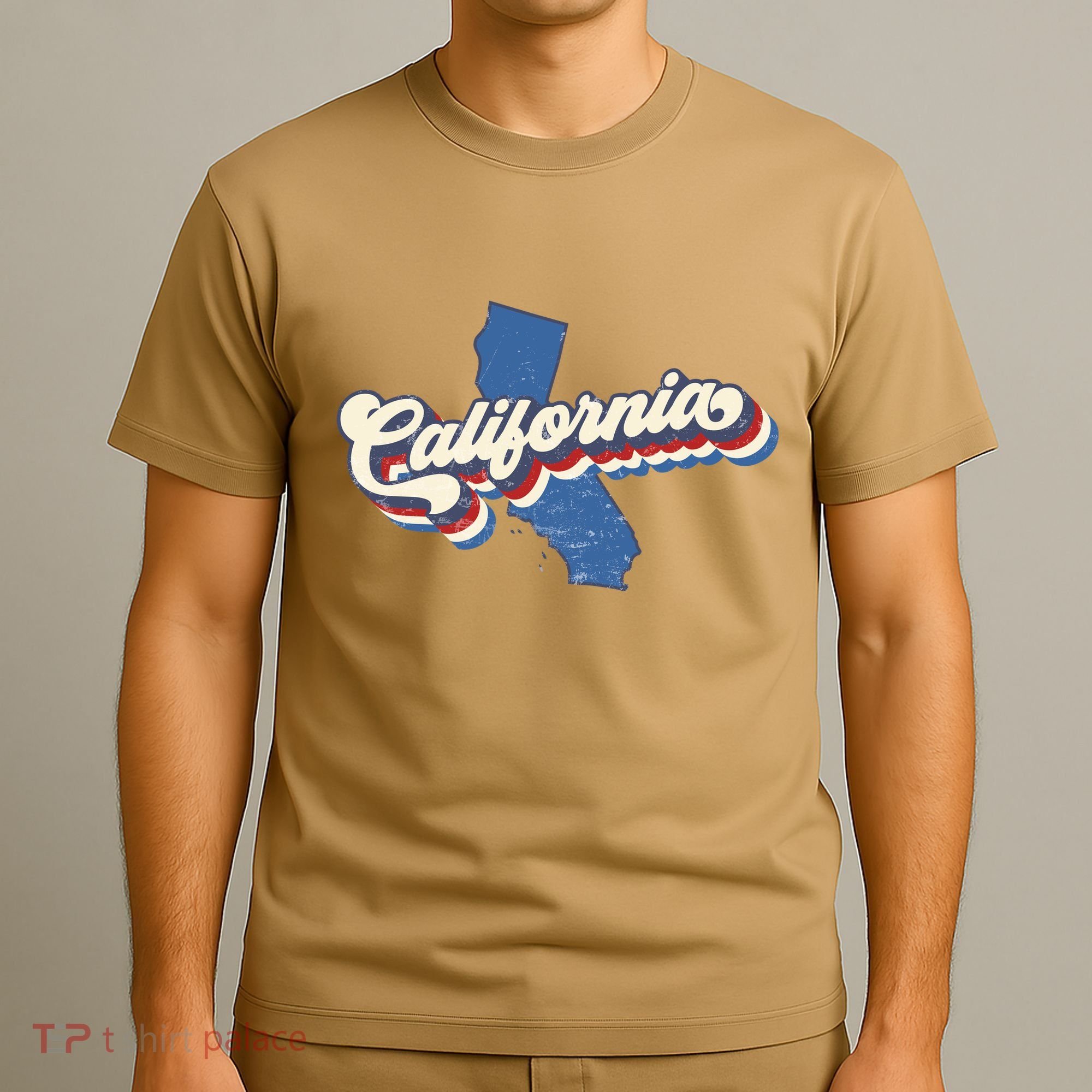 State Of California Retro Logo T-Shirt