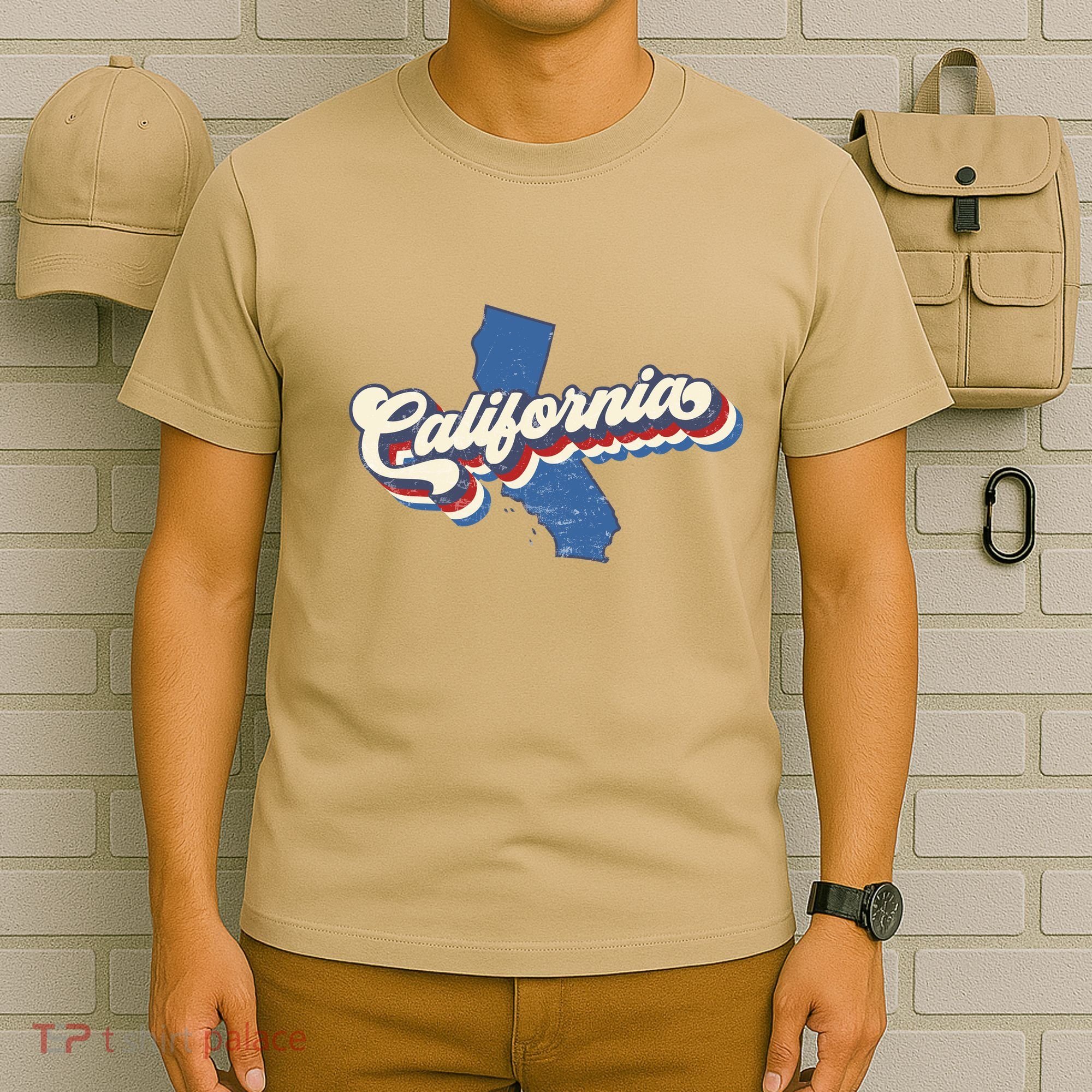 State Of California Retro Logo T-Shirt