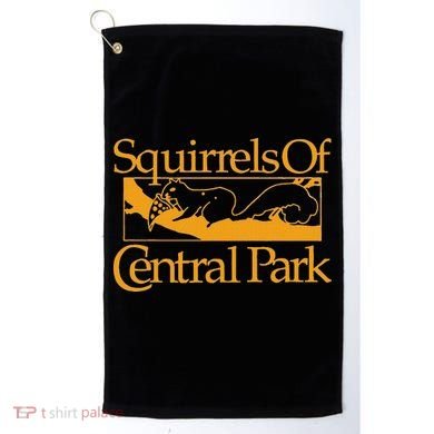 Squirrels Of Central Park Golf Towel